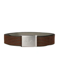 Grtel ecru / orange / schwarz / silber
