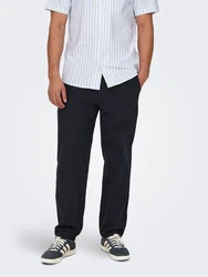 ONLY & SONS Stoffhose Sinus marineblau