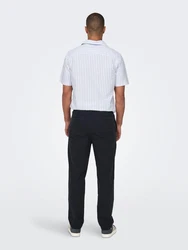 ONLY & SONS Stoffhose Sinus marineblau
