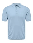 ONLY & SONS Pullover/Poloshirt ONSWyler hellblau