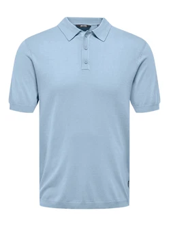 ONLY & SONS Pullover/Poloshirt ONSWyler hellblau
