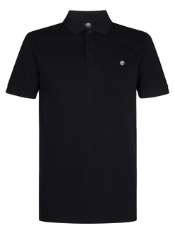 Petrol Industries Poloshirt 'Dolphin' schwarz Petrol Industries Poloshirt 'Dolphin' schwarz