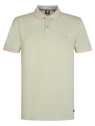 Petrol Industries Poloshirt 'Wave' sand/rosa