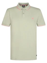 Poloshirt 'Wave' sand / rosa