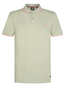 Petrol Industries Poloshirt 'Wave' sand/rosa