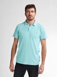 Petrol Industries Poloshirt 'Wave' aqua