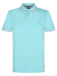 Petrol Industries Poloshirt 'Wave' aqua