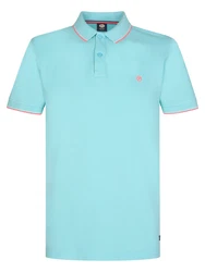 Petrol Industries Poloshirt 'Wave' aqua