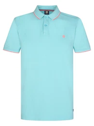 Poloshirt 'Wave' aqua