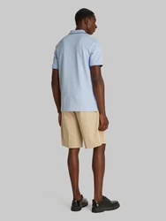 Calvin Klein Poloshirt STRETCH PIQUE TIPPING POLO blau