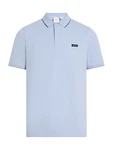 Calvin Klein Poloshirt STRETCH PIQUE TIPPING POLO blau