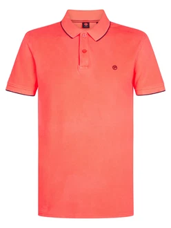 Petrol Industries Poloshirt 'Wave' koralle