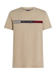 TOMMY HILFIGER T-Shirt beige/navy/rot