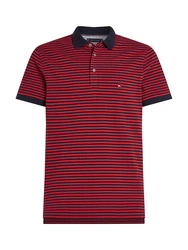 Tommy Hilfiger Poloshirt Core 1985 1985 SLIM POLO marine/kirschrot