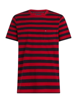TOMMY HILFIGER T-Shirt 'Essential' rot