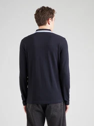 BOSS Poloshirt 'Plisy' navy / hellblau / weiß