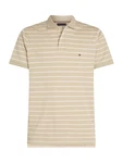 TOMMY HILFIGER Poloshirt SEASONAL beige / weiß