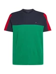 TOMMY HILFIGER T-Shirt navy/grün/rot/weiß