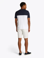 TOMMY HILFIGER T-Shirt marine / rubinrot / weiß