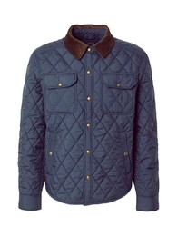 Jacke 'BRENTFORD' navy / braun
