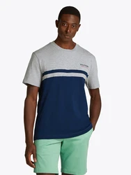 TOMMY HILFIGER T-Shirt navy/grau