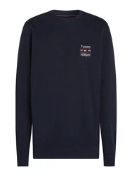 TOMMY HILFIGER Sweatshirt marineblau/rot/weiß
