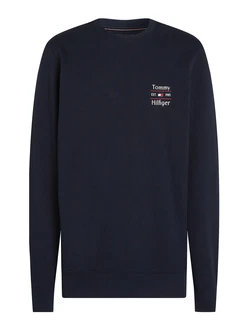 TOMMY HILFIGER Sweatshirt marineblau/rot/weiß