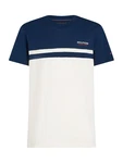 TOMMY HILFIGER T-Shirt blau/weimeliert