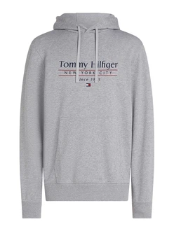 TOMMY HILFIGER Sweatshirt navy / grau / dunkelrot