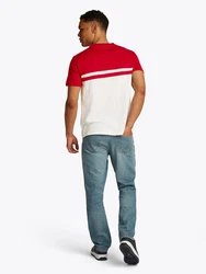 TOMMY HILFIGER T-Shirt rot/weiß