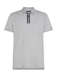 TOMMY HILFIGER Poloshirt 'LIQUID' grau