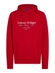 TOMMY HILFIGER Sweatshirt rauchgrau/rot/weiß