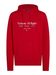 Sweatshirt rauchgrau / rot / wei