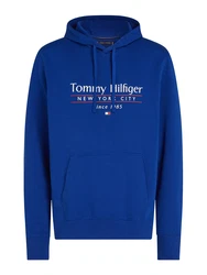 TOMMY HILFIGER Sweatshirt dunkelblau/rubinrot/weiß