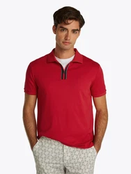 TOMMY HILFIGER Poloshirt 'LIQUID' rot