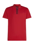 TOMMY HILFIGER Poloshirt 'LIQUID' rot
