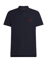 Poloshirt marine / rot