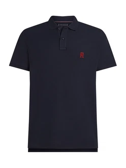 TOMMY HILFIGER Poloshirt marine/rot