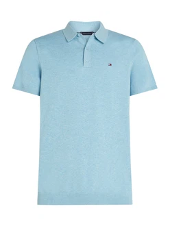Tommy Hilfiger Poloshirt Pullover ESSENTIAL hellblau