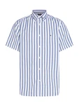 TOMMY HILFIGER Hemd 'Flex' blau/weiß