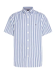 Hemd 'Flex' blau / wei