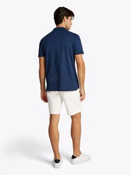TOMMY HILFIGER Poloshirt 'LIQUID' marineblau