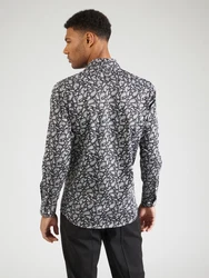 SELECTED HOMME Hemd 'SLHPERFORMANCE' schwarz/weiß