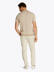 Tommy Hilfiger Poloshirt Pullover ESSENTIAL beige/weiß