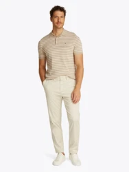 Tommy Hilfiger Poloshirt Pullover ESSENTIAL beige/weiß