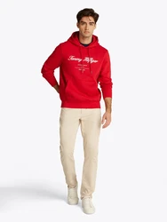 TOMMY HILFIGER Sweatshirt rot/weiß