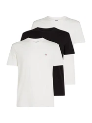 Tommy Jeans T-Shirt schwarz/weiß