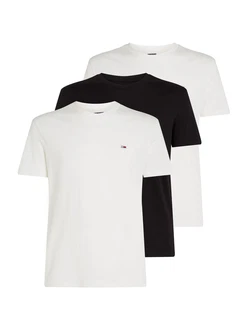 Tommy Jeans T-Shirt schwarz/weiß