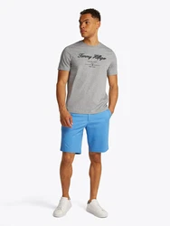 TOMMY HILFIGER T-Shirt graumeliert/schwarz
