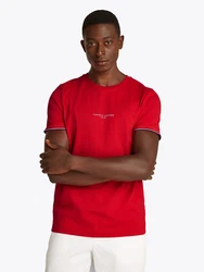 TOMMY HILFIGER T-Shirt dunkelblau/knallrot/weiß